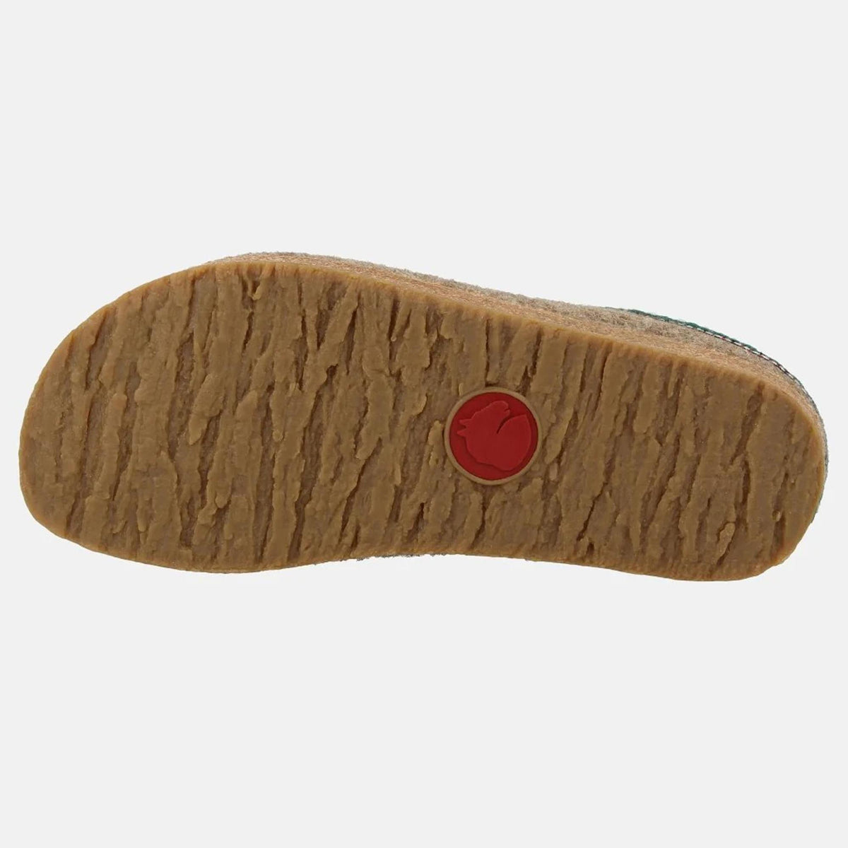 Pantofole HAFLINGER Franzl Beige 711001550 in Feltro, Sughero e Lana
