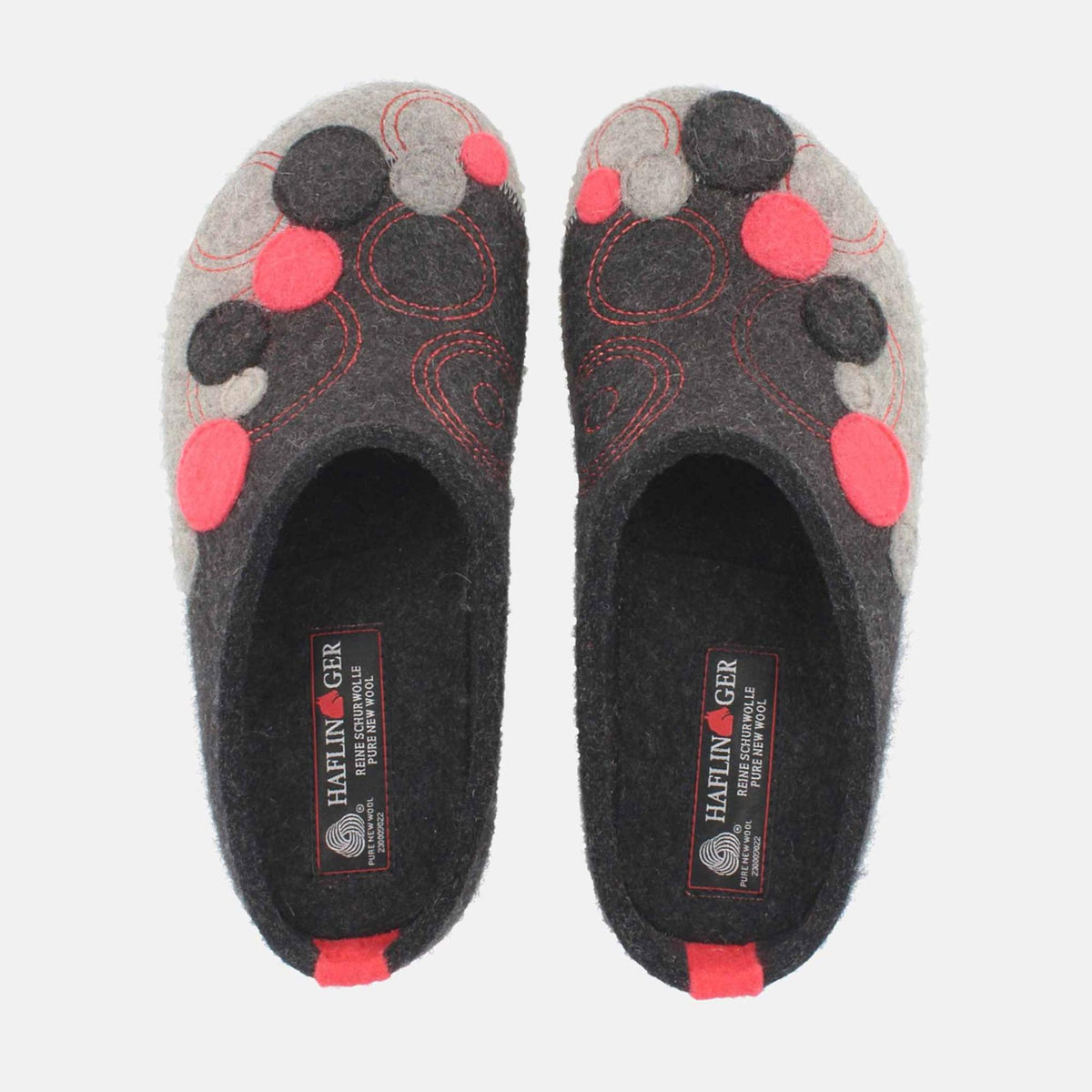 Pantofole HAFLINGER Grizzly Fizz 75101077 grigio - dettaglio 3