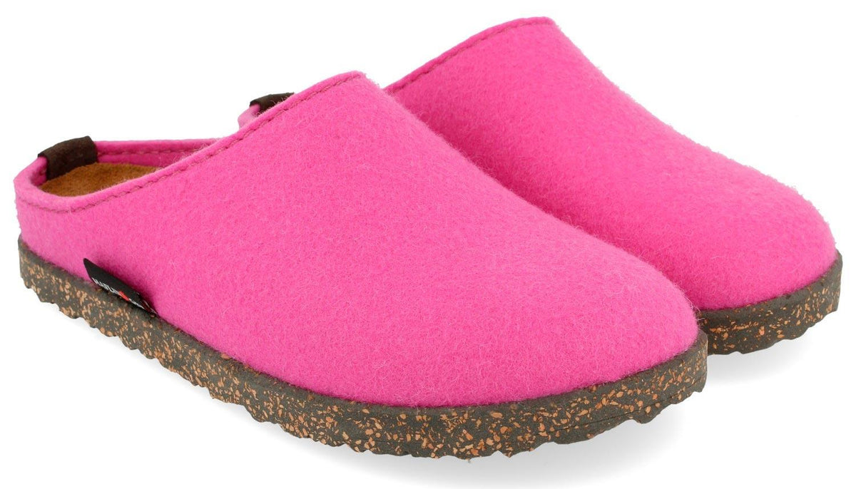 Pantofole Donna HAFLINGER Manhattan Rosa 3910010107, Plantare Estraibile