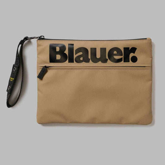 Pochette Blauer CONEY03 uomo beige in materiale tecnico