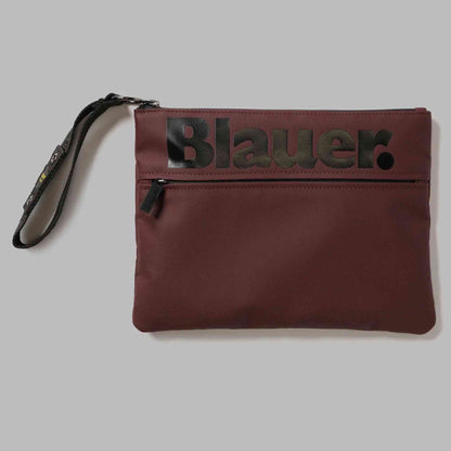 Pochette Blauer CONEY03 uomo bordeaux con laccetto da polso – fotografia 1