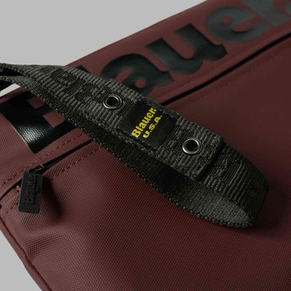 Pochette Blauer CONEY03 uomo bordeaux con laccetto da polso – fotografia 2