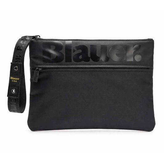 Pochette Blauer CONEY03 uomo nera in materiale tecnico