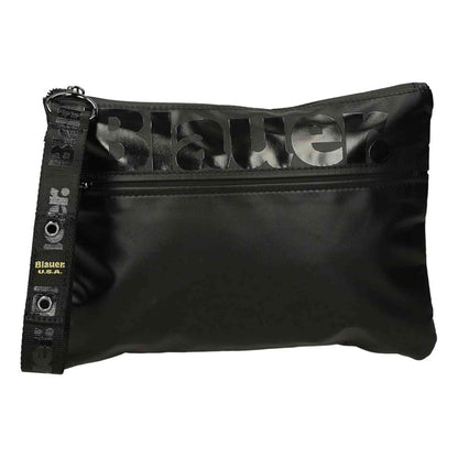 Pochette Blauer CONEY03 nera con chiusura zip e tasca frontale