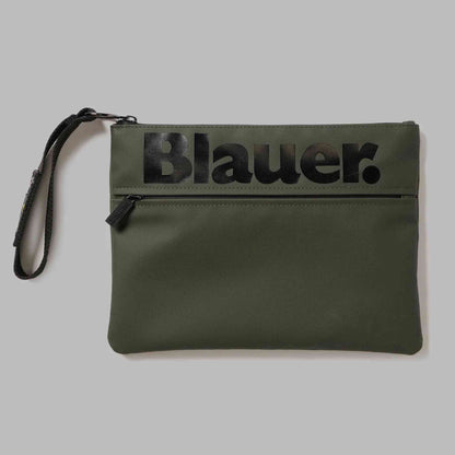Pochette Blauer CONEY03 uomo verde oliva in materiale tecnico