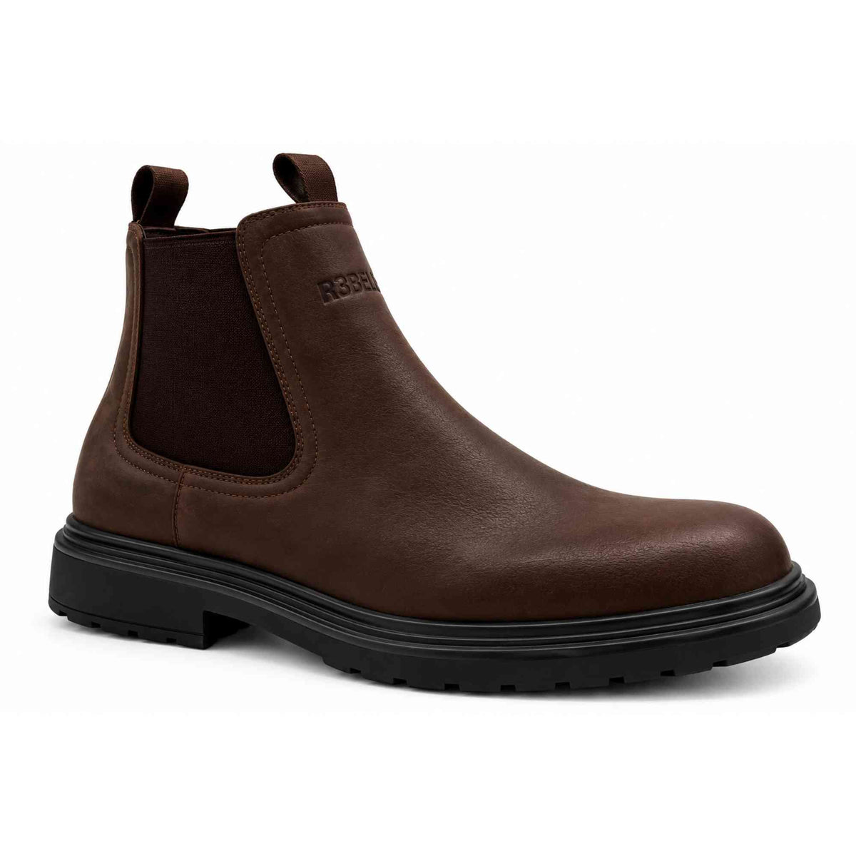 Polacchino Blauer GRADY01 uomo marrone scuro in pelle nubuck – fotografia 3