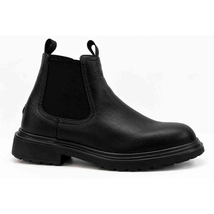 Polacchino Blauer GRADY01 uomo nero in pelle nubuck – fotografia 2