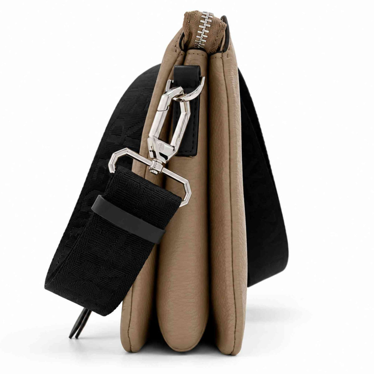 Rebelle Athena Crossbody M taupe, borsa a spalla donna in pelle, immagine 3