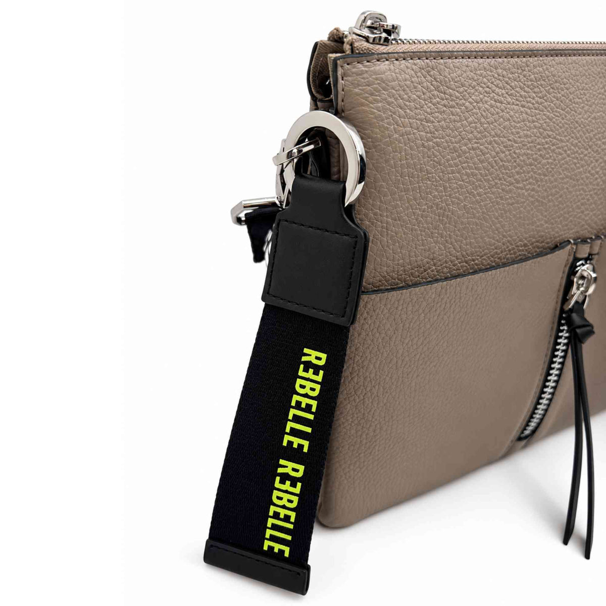 Rebelle Athena Crossbody M taupe, modello con tre scomparti interni, immagine 5
