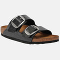 Sandali Arizona Big Buckle Birkenstock perlato nero 1027413