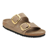 Sandali Arizona Donna Big Buckle Birkenstock Nubuck Tabacco | Calzata Stretta 1030395