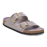 Sandali Arizona Big Buckle High-Shine Faded Birkenstock in pelle | Calzata Stretta 1029762