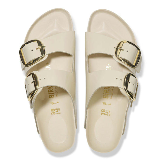 Sandali Arizona Big Buckle Shine Birkenstock ecru 1026128 (35-41)