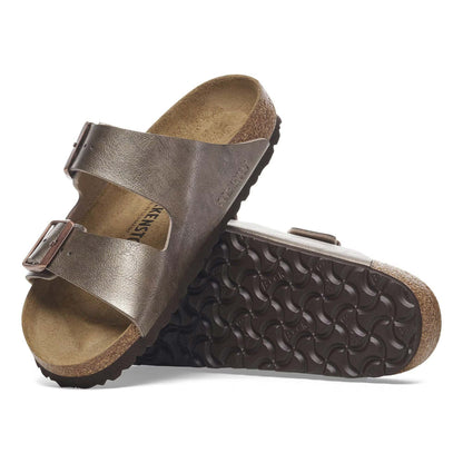 Sandali Arizona Donna Birkenstock Taupe Perlato, Calzata Stretta 1029439