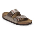 Sandali Arizona Donna Birkenstock Taupe Perlato | Calzata Stretta 1029439