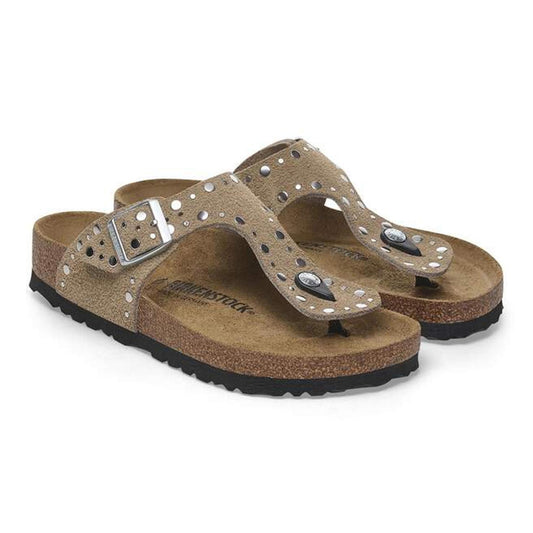 Sandali Gizeh Rivet Donna Birkenstock Taupe | Calzata Normale 1029388