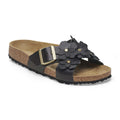 Sandali Donna Siena Flower II Birkenstock Nero  | Calzata Stretta 1026734