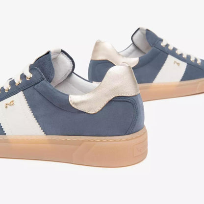 Sneakers NeroGiardini E513004D-203 Donna in Camoscio Blu Avio — foto 4