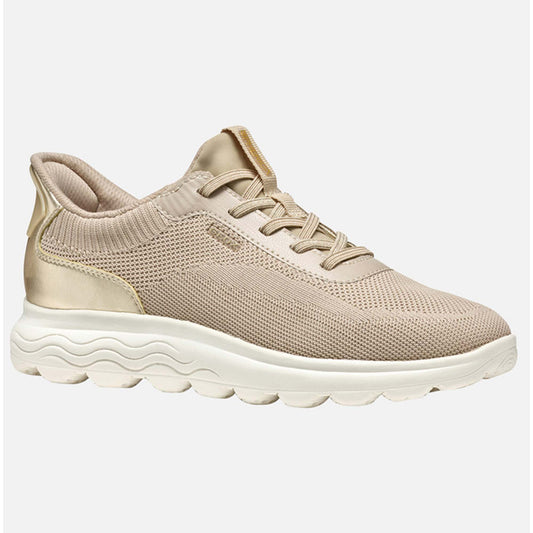 Sneakers GEOX "Spherica Plus A" taupe/gold