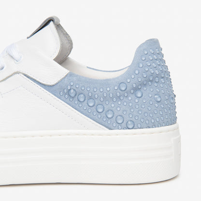 Sneakers NeroGiardini E615300D-707 Donna Pelle Bianca — foto 3
