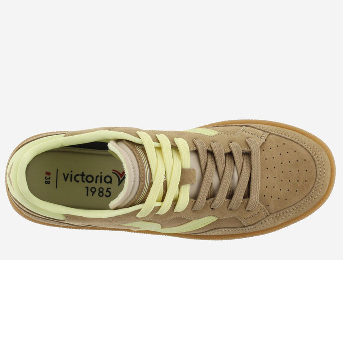 Sneakers VICTORIA 8806116 beige scarpe donna
