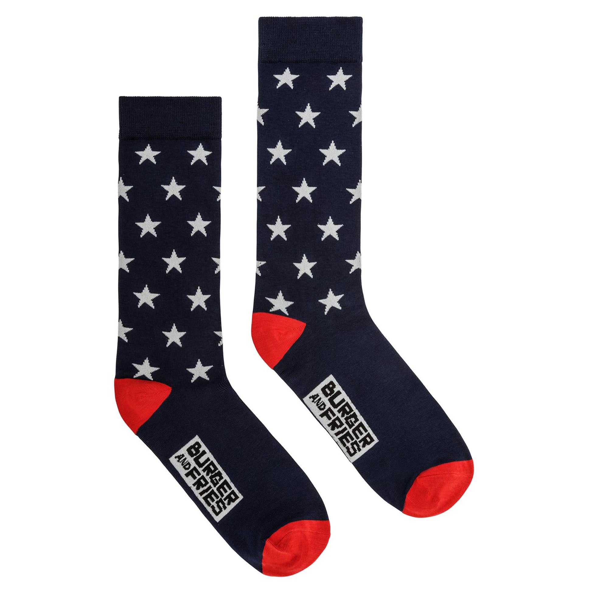 Calze Formal Fancy Socks BF1214 Socks Burger and Fries