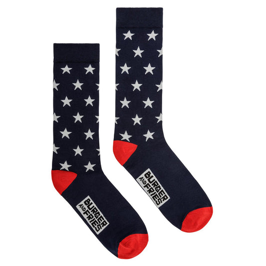 Calze Formal Fancy Socks BF1214 Socks Burger and Fries