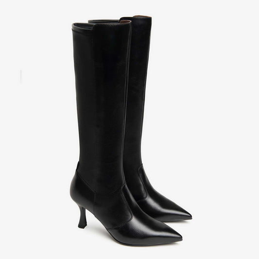 Stivale donna NeroGiardini I410835DE-100 nero Made in Italy