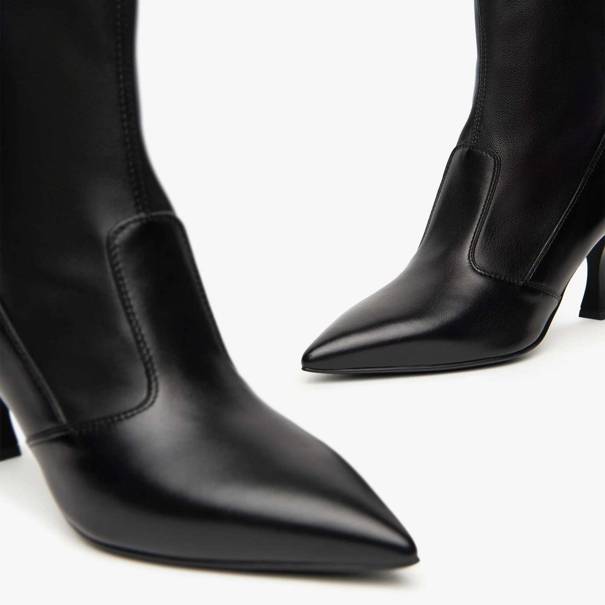 Stivaletto NeroGiardini I410830DE-100 Nero Donna in Pelle | Made in Italy